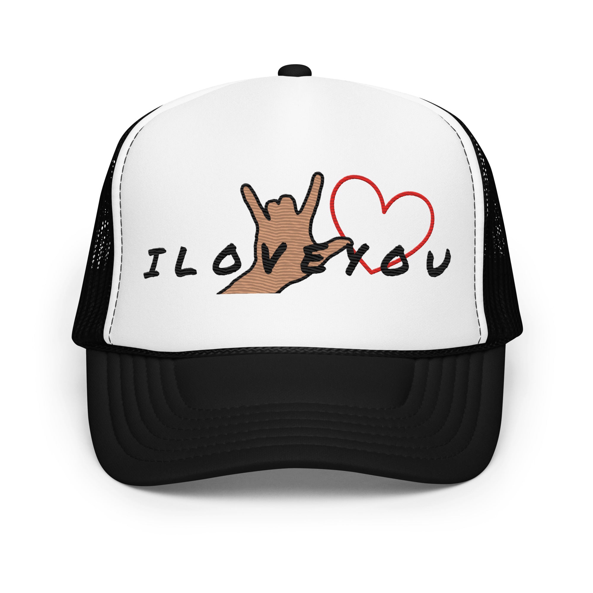 I L O V E Y O U  Foam Trucker