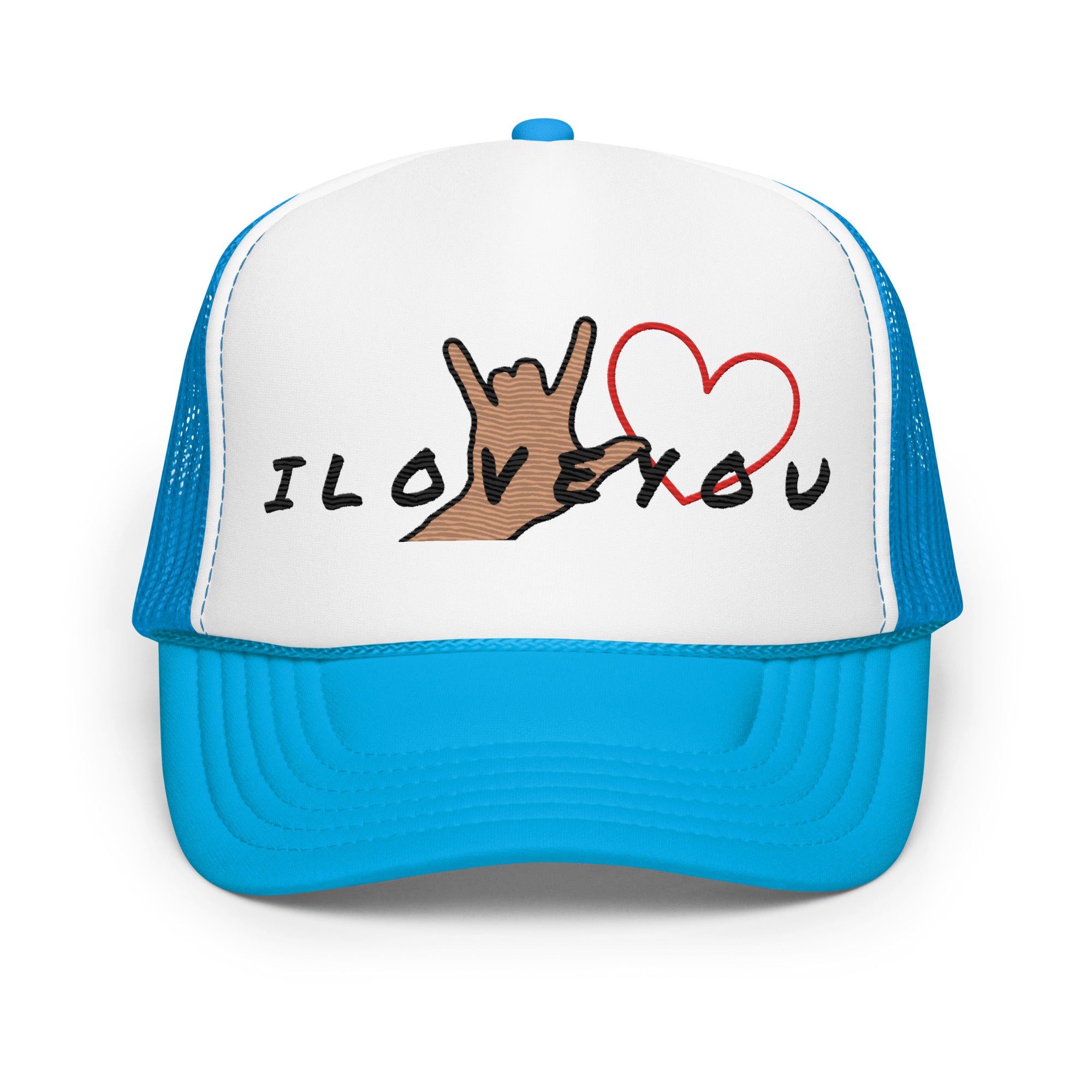 I L O V E Y O U  Foam Trucker