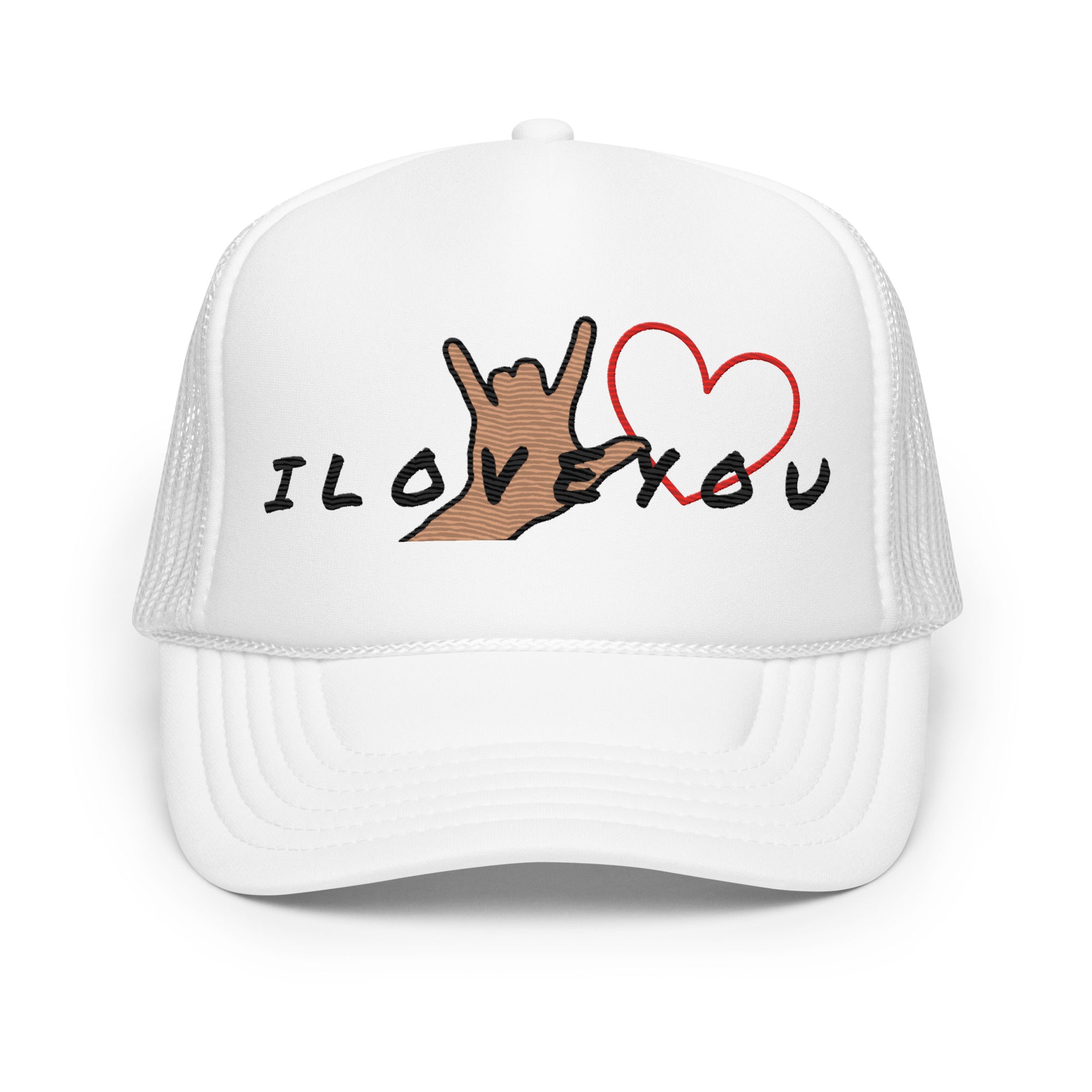 I L O V E Y O U  Foam Trucker