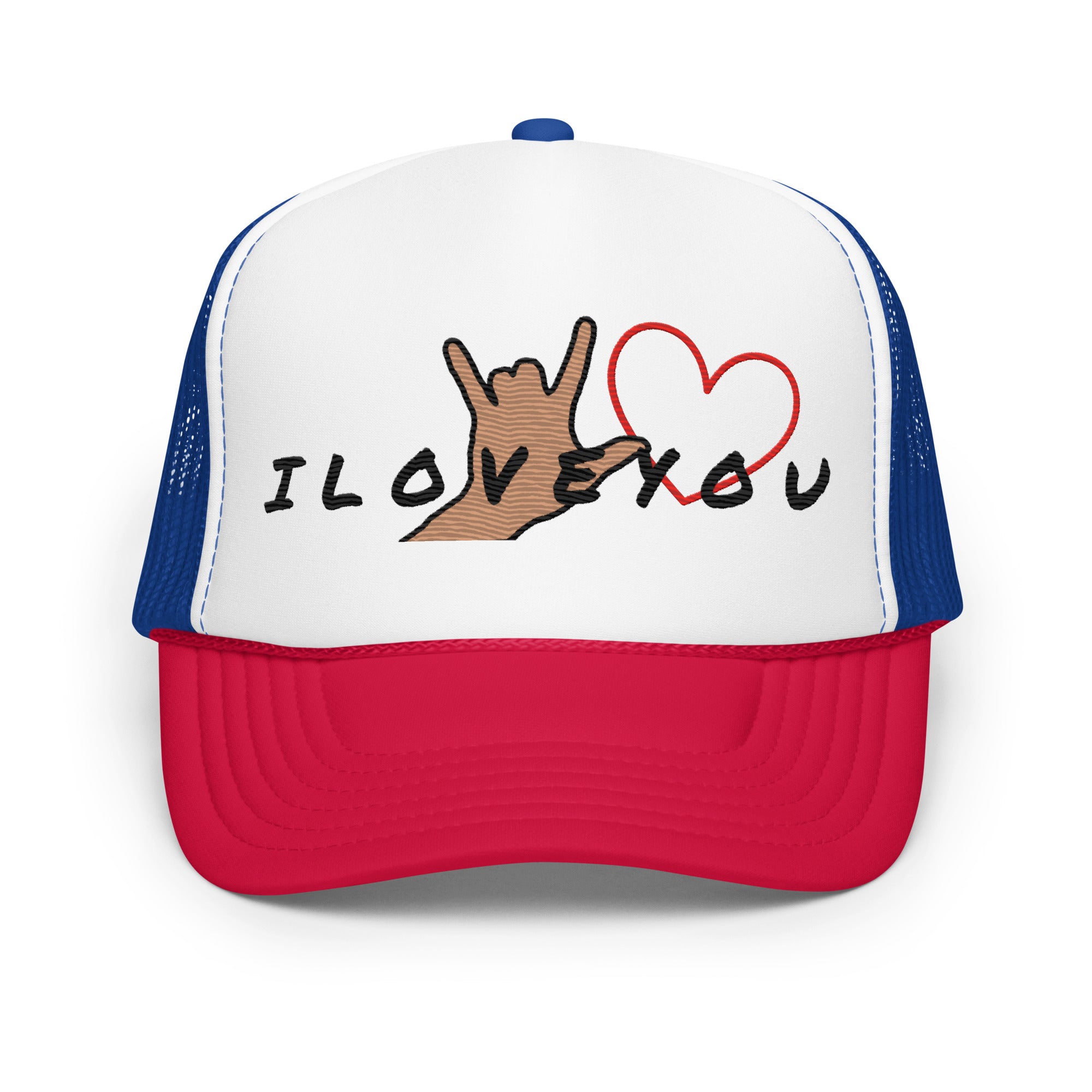 I L O V E Y O U  Foam Trucker
