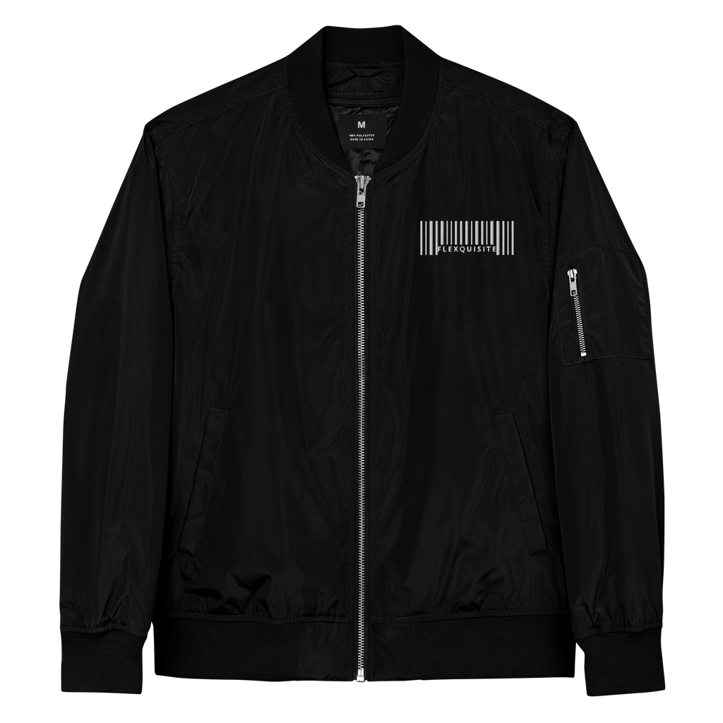 Barcode Bomber Jacket